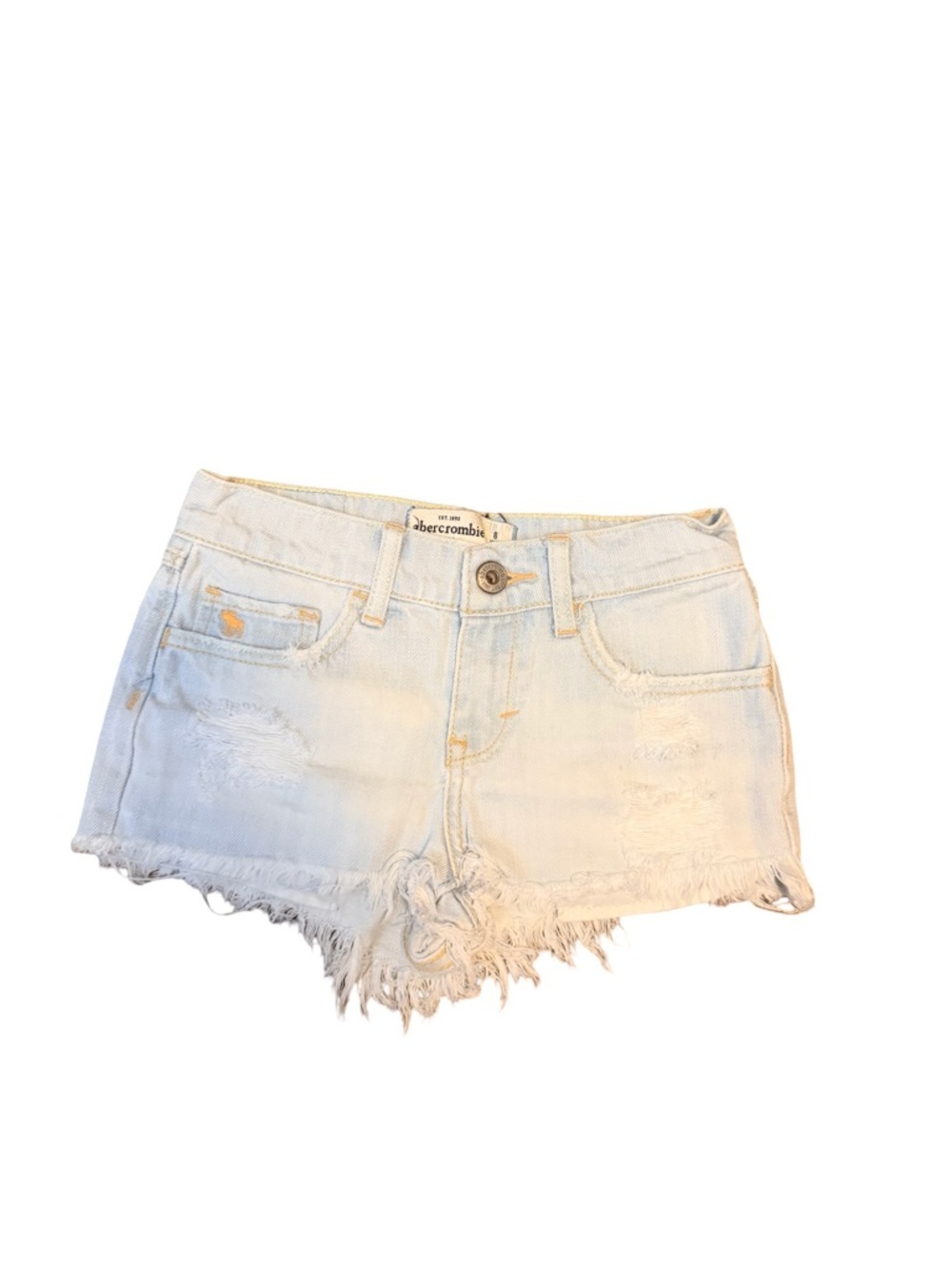 Abercrombie & Fitch kids size 8  Light Blue Denim Cutoff Shorts